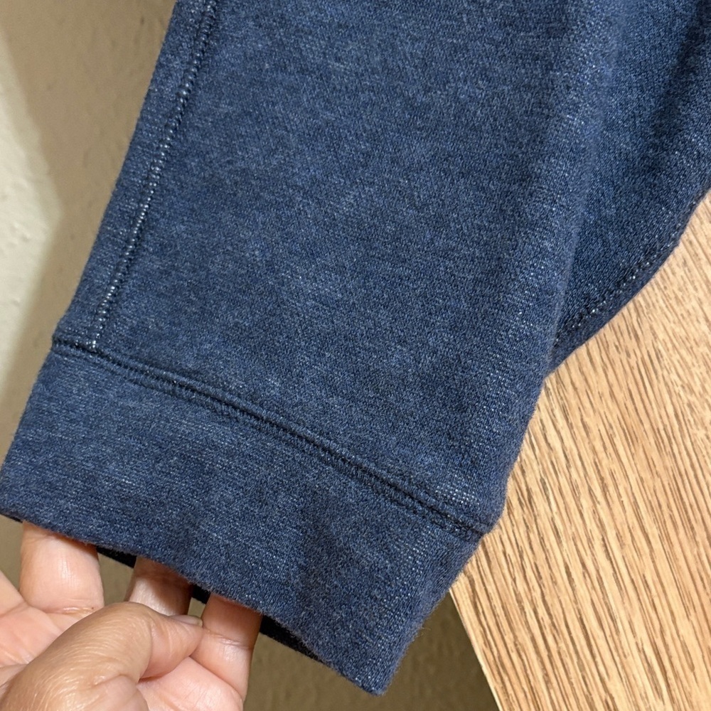 Ann Taylor Navy and Gray Knit dress - Picture 3 of 8